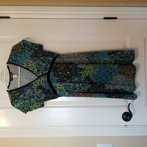 Hypnotized V-Neck Light Weight Dress Size: M